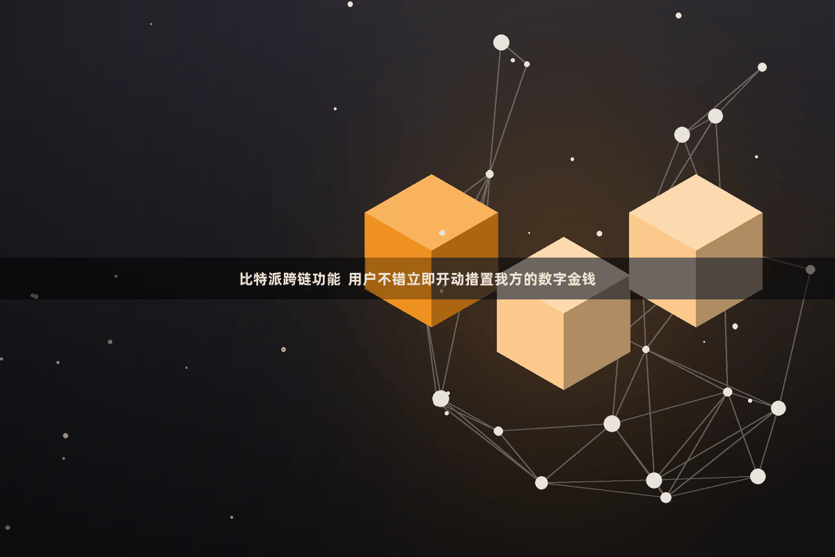 比特派跨链功能  用户不错立即开动措置我方的数字金钱